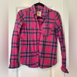 Hollister Pink Women’s Flannel